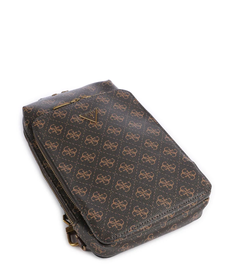 Guess Milano Mochila sling brown/ochre/burgundy