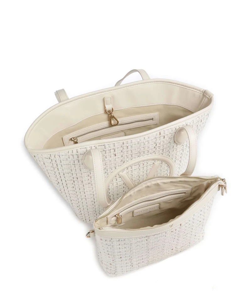 Valentino Bags Covent Bolsa shopping off white/multicolour