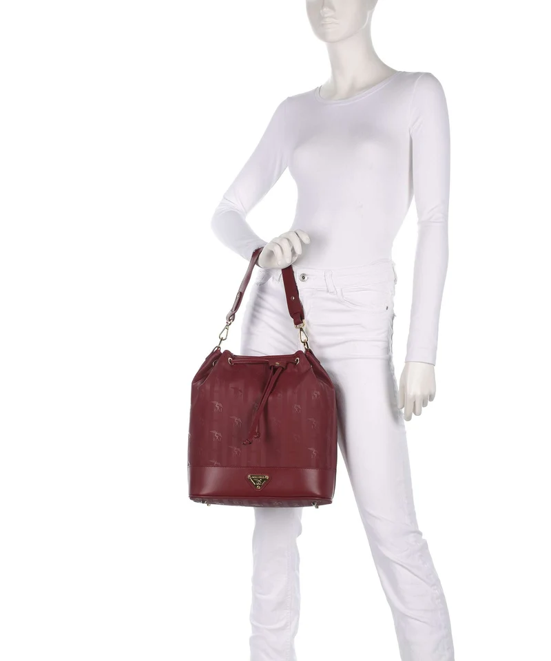 Maison Mollerus Vinerus Niesen Bucket bolso de mano antique rot