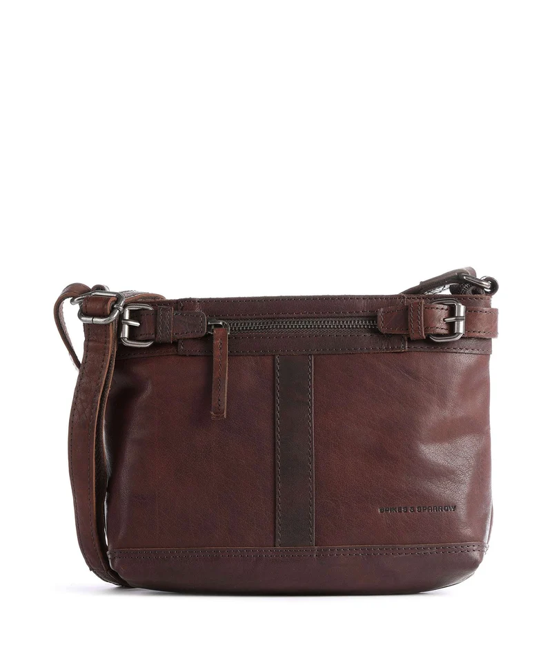 Spikes & Sparrow Bronco Bandolera dark brown