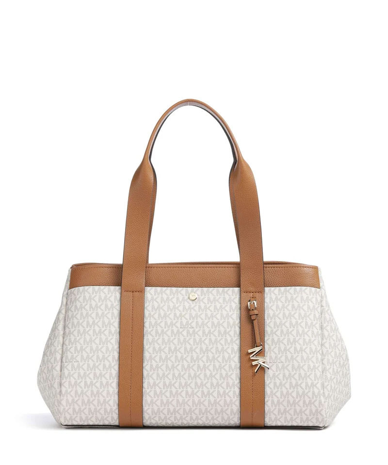 Michael Kors Romee Large Bolsa shopping vanilla/acrn