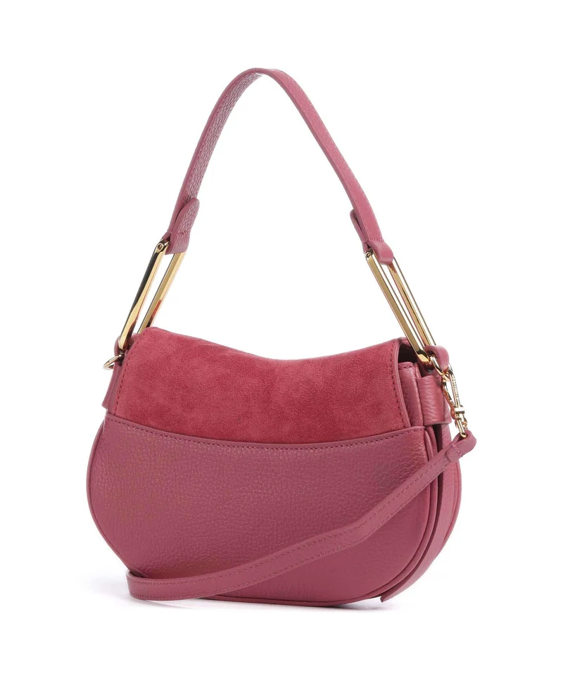 Coccinelle Magie Suede Bolso de hombro rosewood