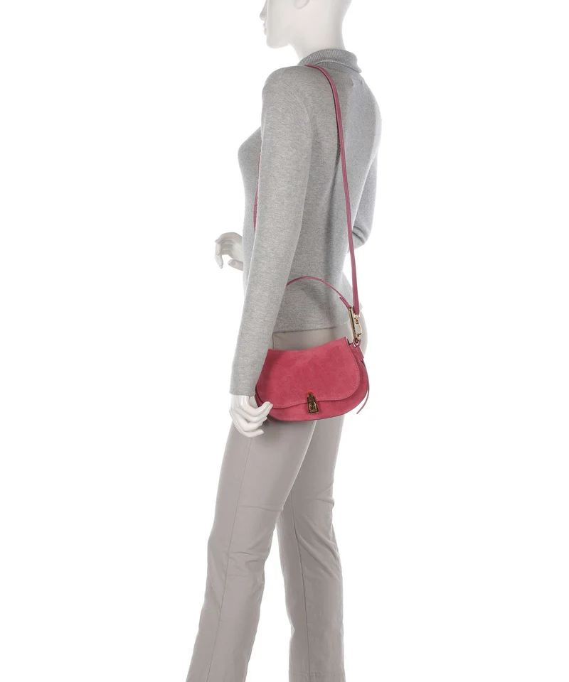 Coccinelle Magie Suede Bolso de hombro rosewood