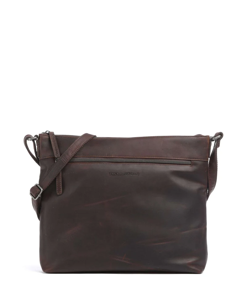 The Chesterfield Brand Wax Pull Up Cow Cartagena Bandolera brown