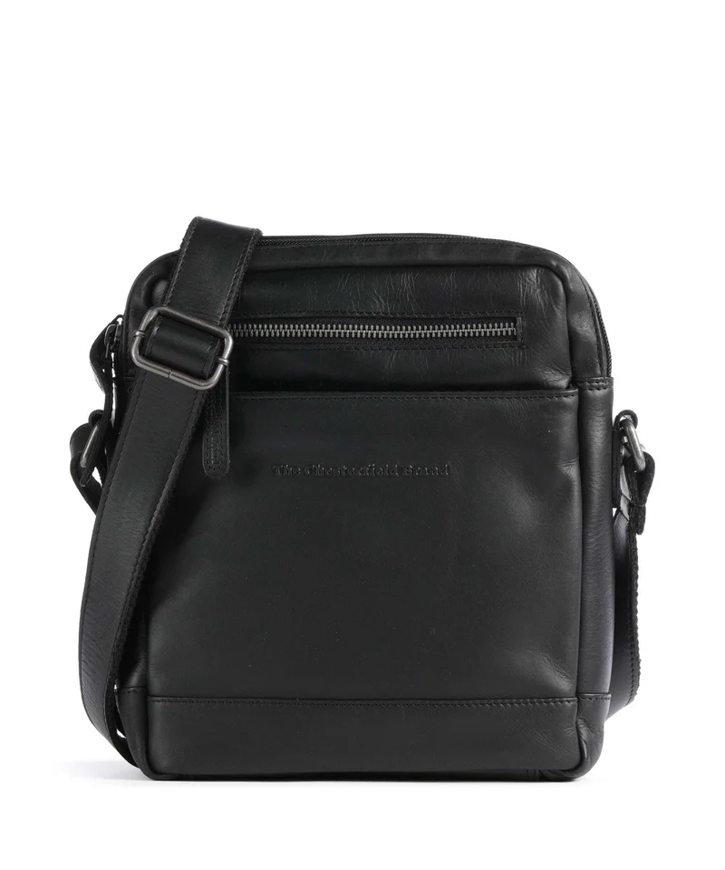 The Chesterfield Brand Wax Pull Up Cow Arnhem Bandolera black