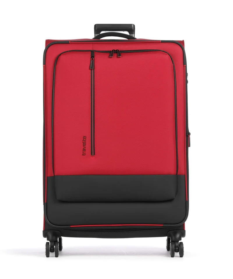 Travelite Crosslite Maleta con 4 ruedas red