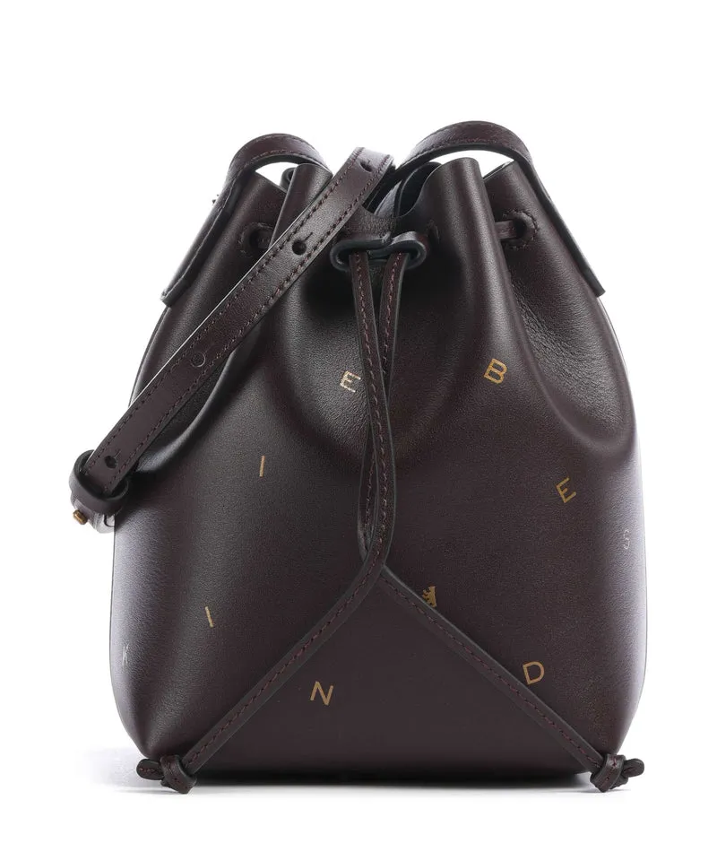 Liebeskind Soft Nappa S Bucket bolso de mano burgundy
