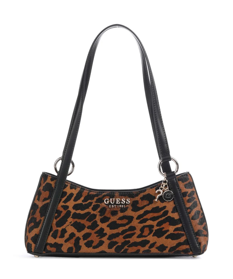 Guess Domitilla Bolso de hombro leopard