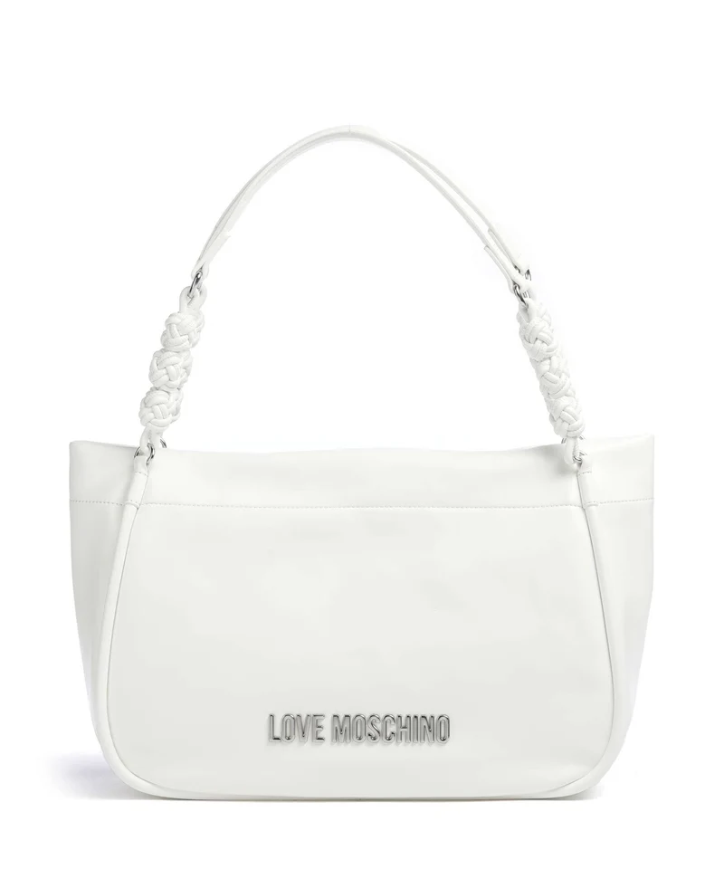 Love Moschino Tender Bolsa shopping bianco