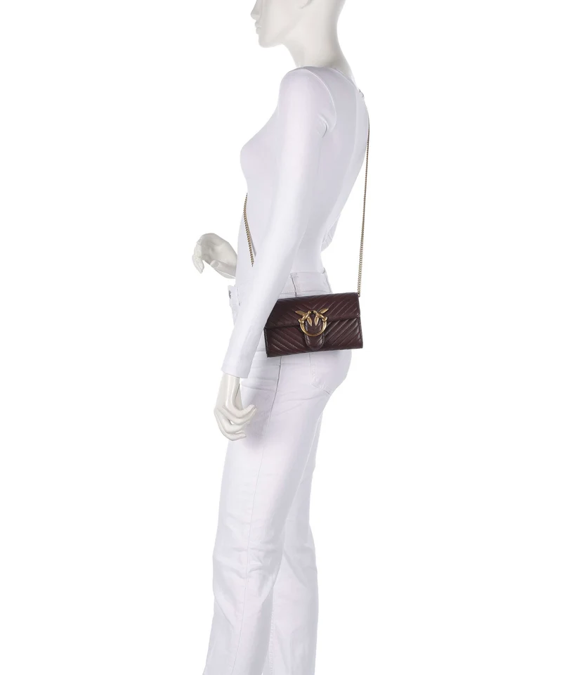 Pinko Love One Monedero uva di catawba/antique gold