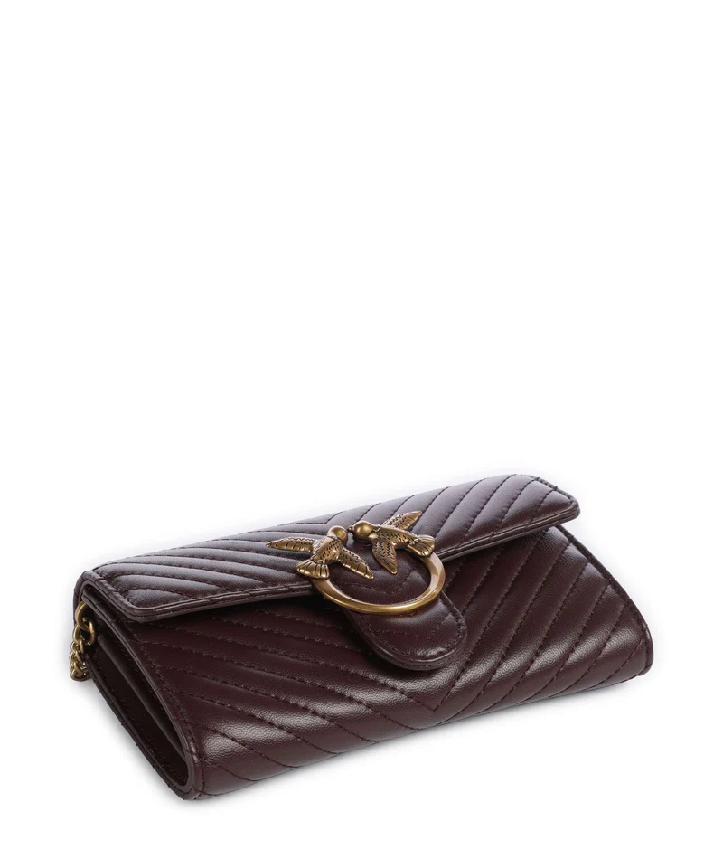 Pinko Love One Monedero uva di catawba/antique gold