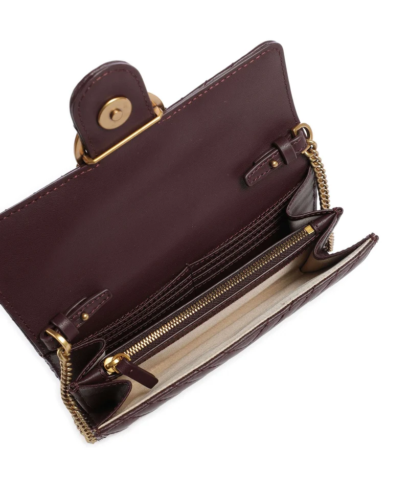 Pinko Love One Monedero uva di catawba/antique gold