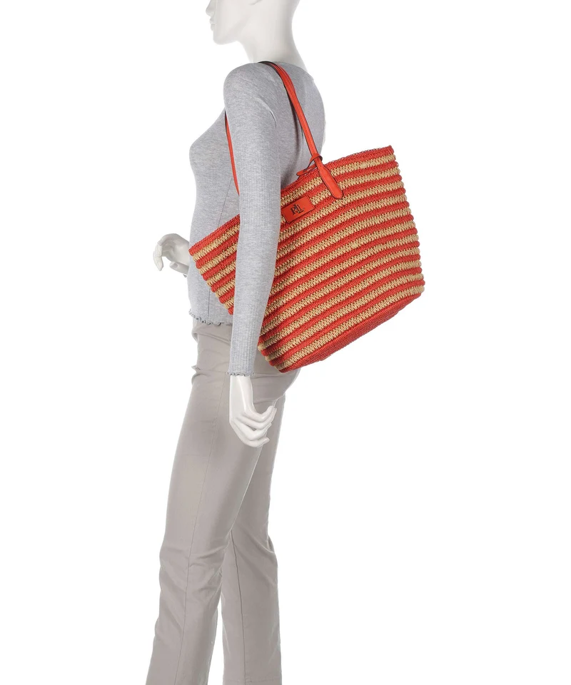 Lauren Ralph Lauren Brie 31 Bolsa shopping natural/orange lily