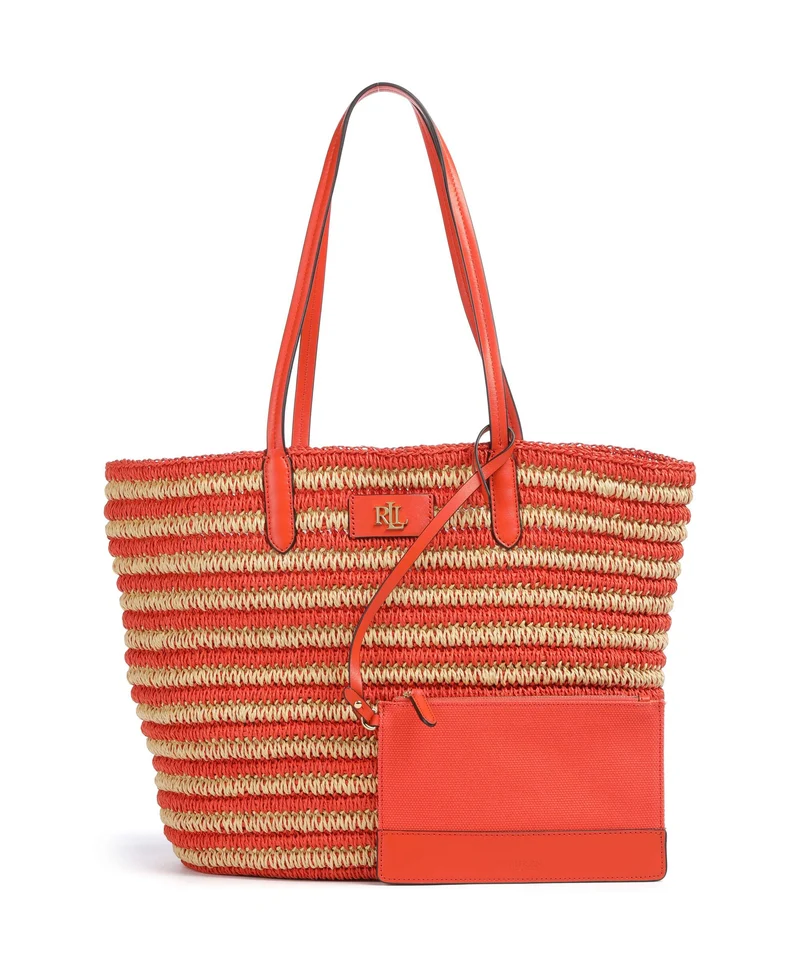 Lauren Ralph Lauren Brie 31 Bolsa shopping natural/orange lily