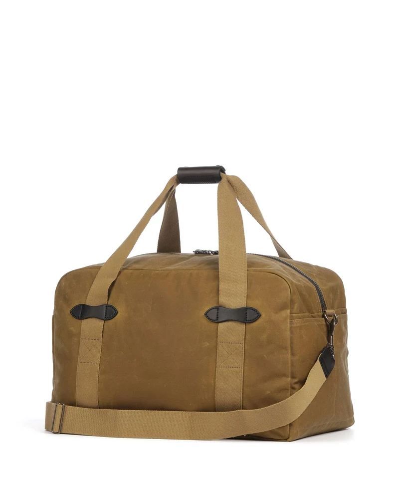 Filson Oil Finish Tin Cloth Bolsa de fin de semana dark tan