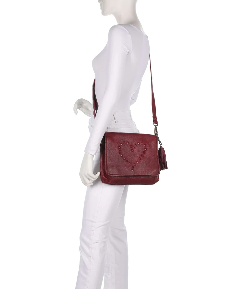 Taschendieb Wien Herzoggasse 4 Bandolera red burgundy