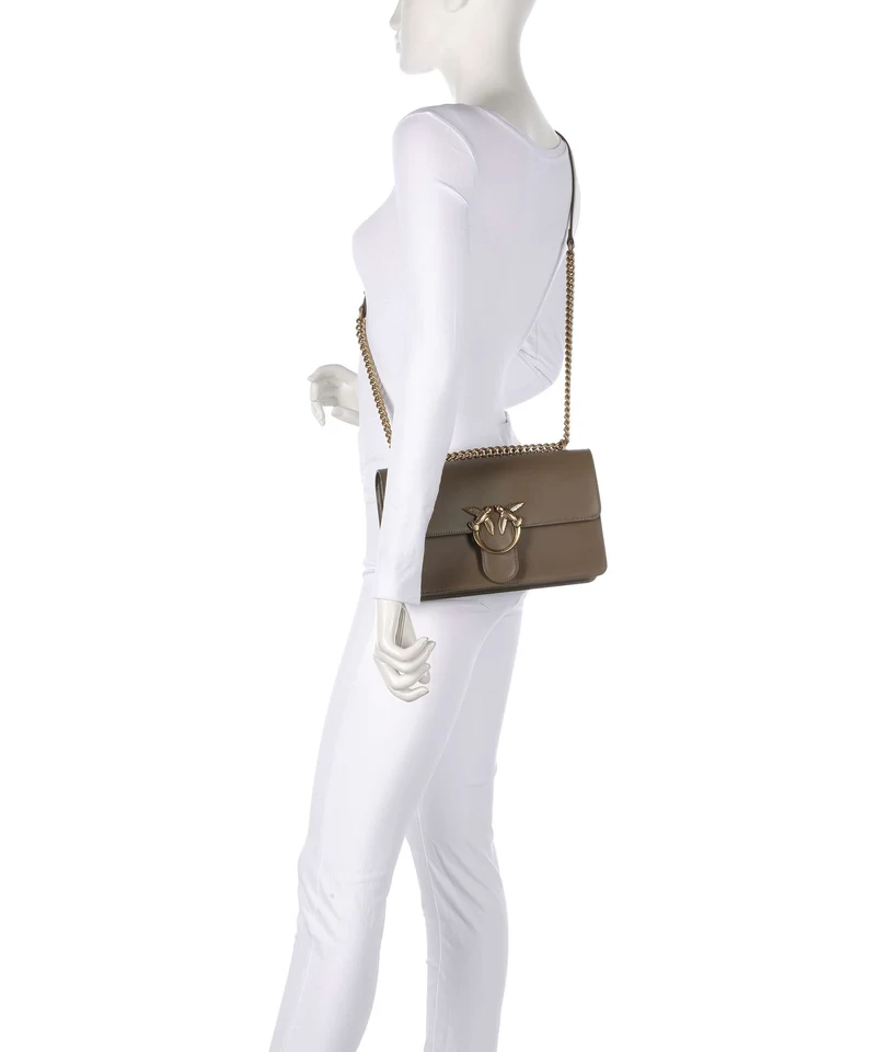 Pinko Love One Classic Bolso de hombro scricciolo/antique gold