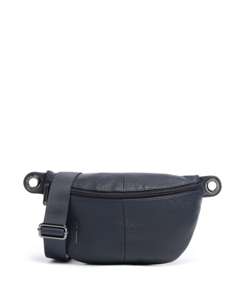 Mandarina Duck Mellow Leather Riñonera dress blue