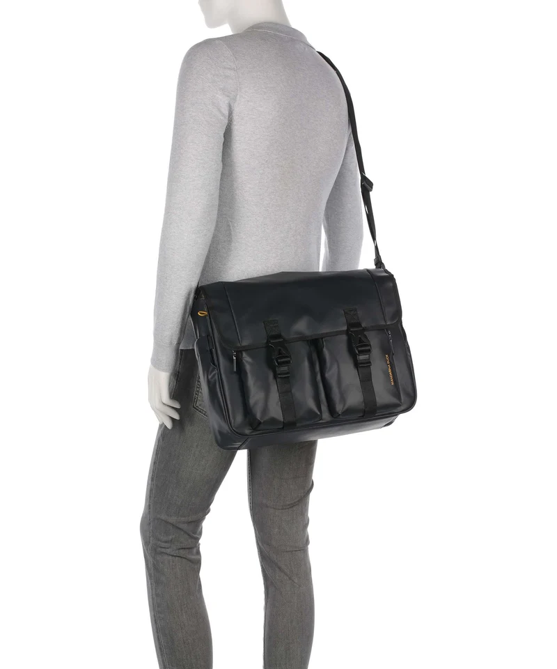 Mandarina Duck Eco Coated Bolso de mensajero black