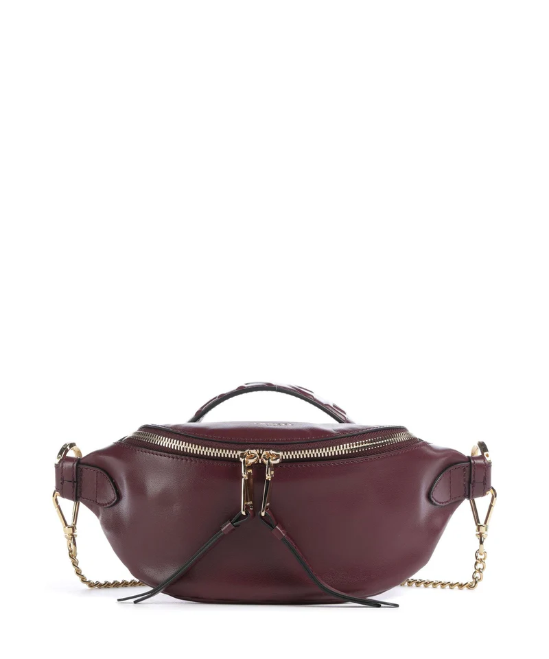 Lancel Origami Mini Bandolera cassis