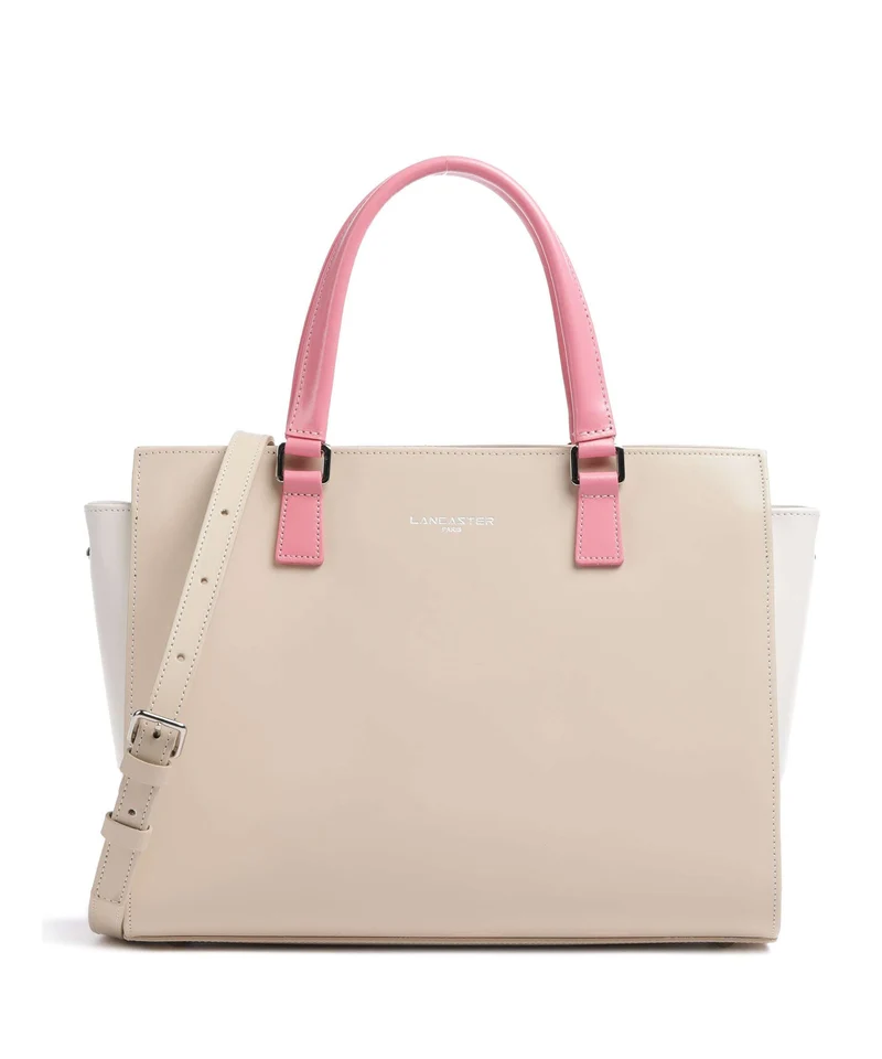 Lancaster Smooth Bolso de mano beige