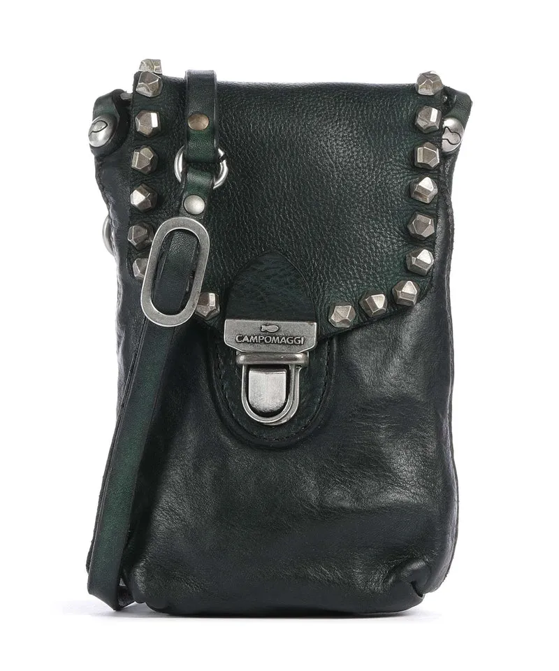 Campomaggi Bolsa para móvil green bottle