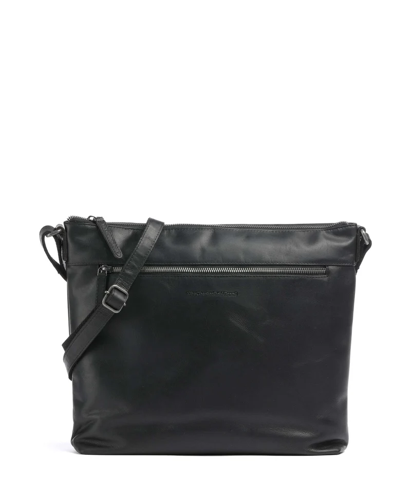 The Chesterfield Brand Wax Pull Up Cow Cartagena Bandolera black