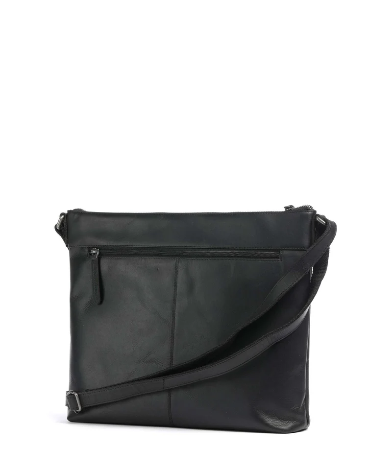 The Chesterfield Brand Wax Pull Up Cow Cartagena Bandolera black