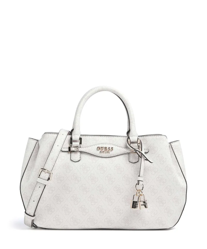 Guess Katya 4G Logo Bolso de mano white logo