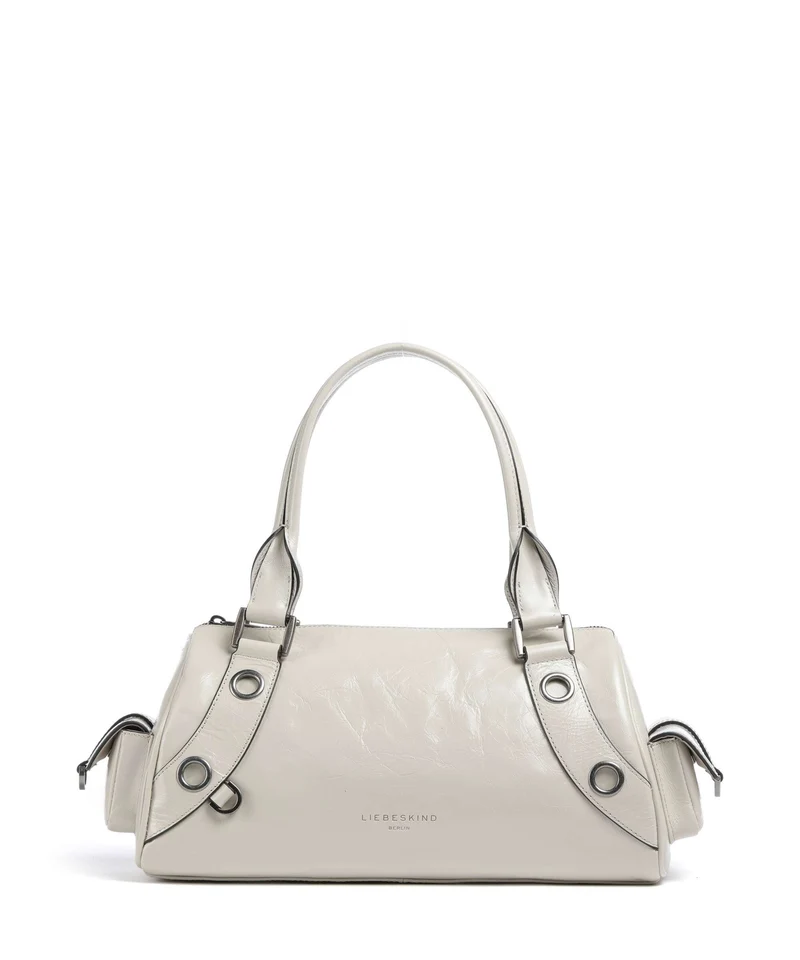Liebeskind Nika Lack Distressed M Bolso de hombro milk
