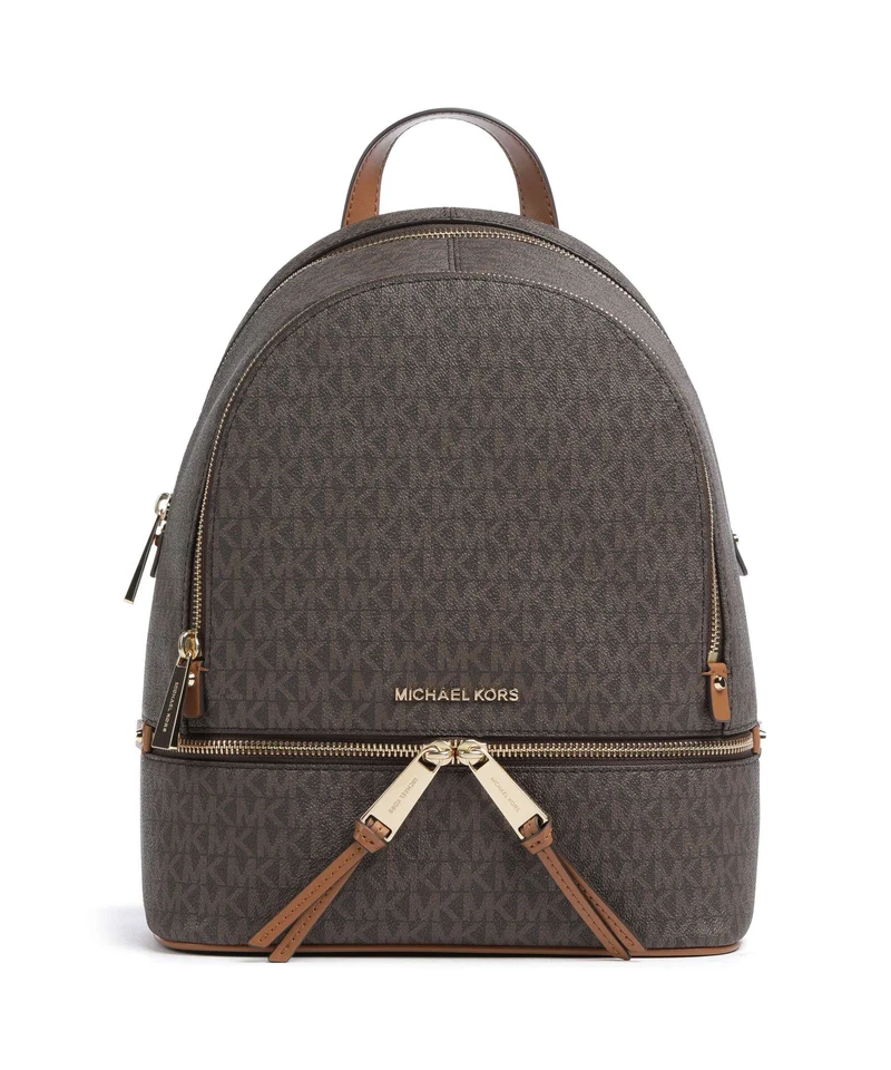 Michael Kors Rhea Zip Mochila brown