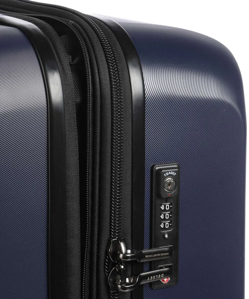 Delsey Paris Promenade Hard 2.0 Maleta con 4 ruedas marineblau