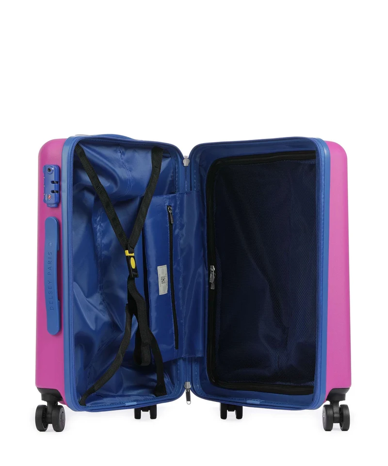 Delsey Paris x United Colors of Benetton Fabrica Maleta con 4 ruedas purple