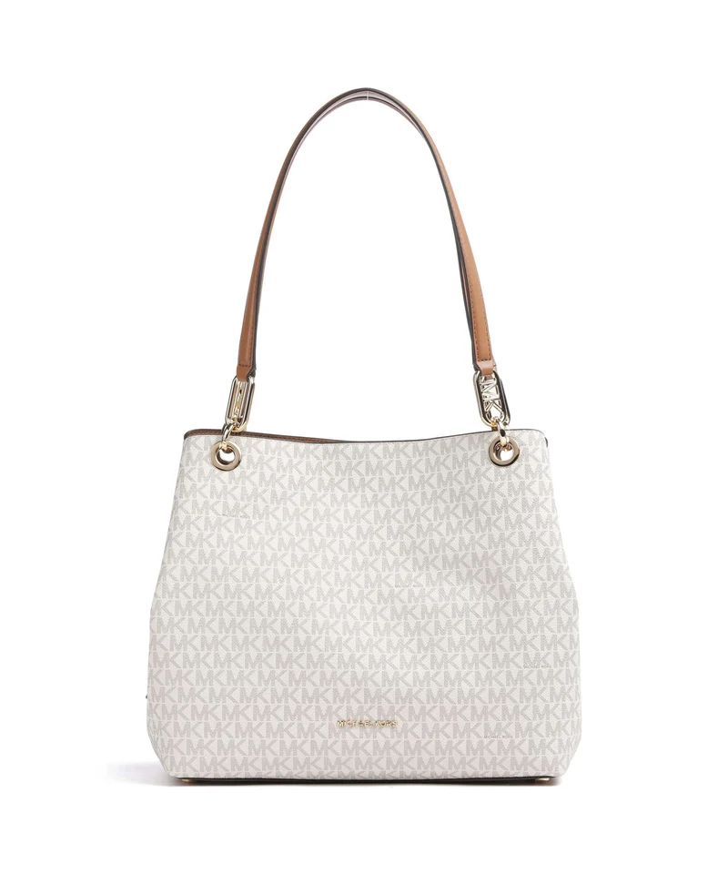 Michael Kors Kensington Bolso de hobo vanilla/acorn