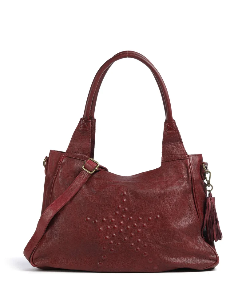 Taschendieb Wien Sternbergstrasse 2 Bolsa shopping red burgundy