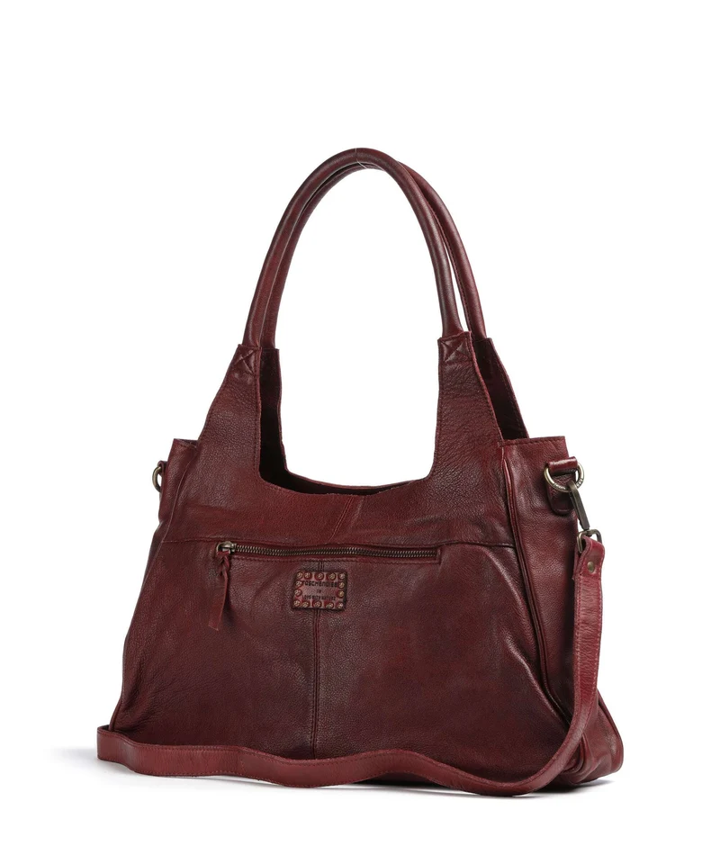 Taschendieb Wien Sternbergstrasse 2 Bolsa shopping red burgundy