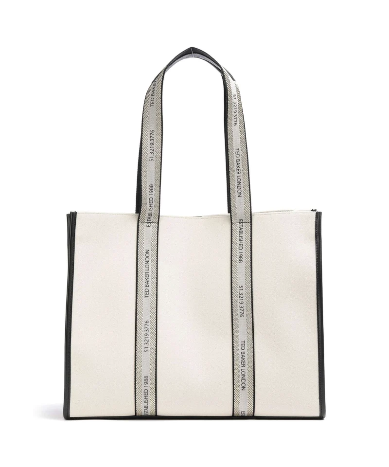 Ted Baker Georjey Bolsa shopping ecru