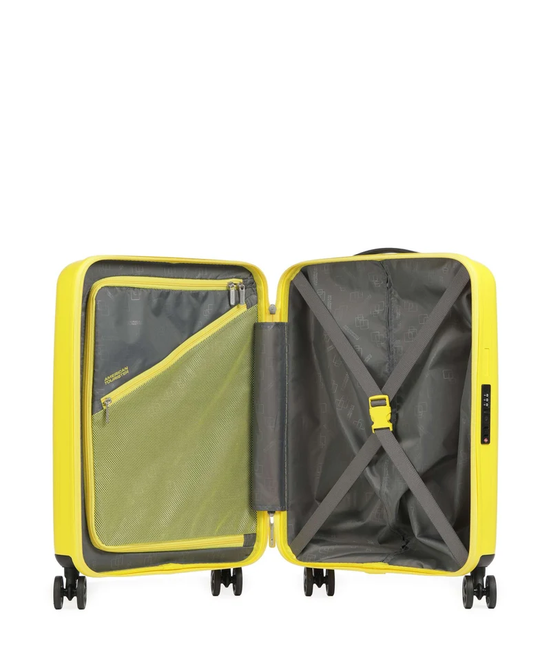 American Tourister Rejoy Maleta con 4 ruedas electric yellow
