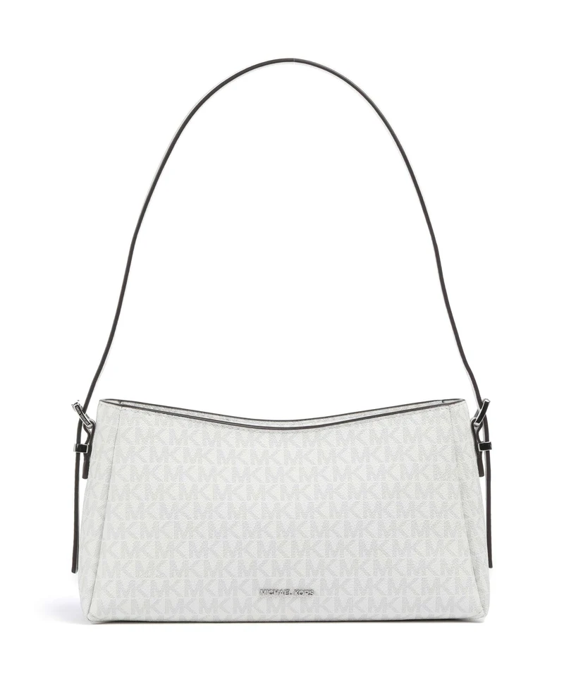 Michael Kors Moore Bolso de hombro optic white/alluminium