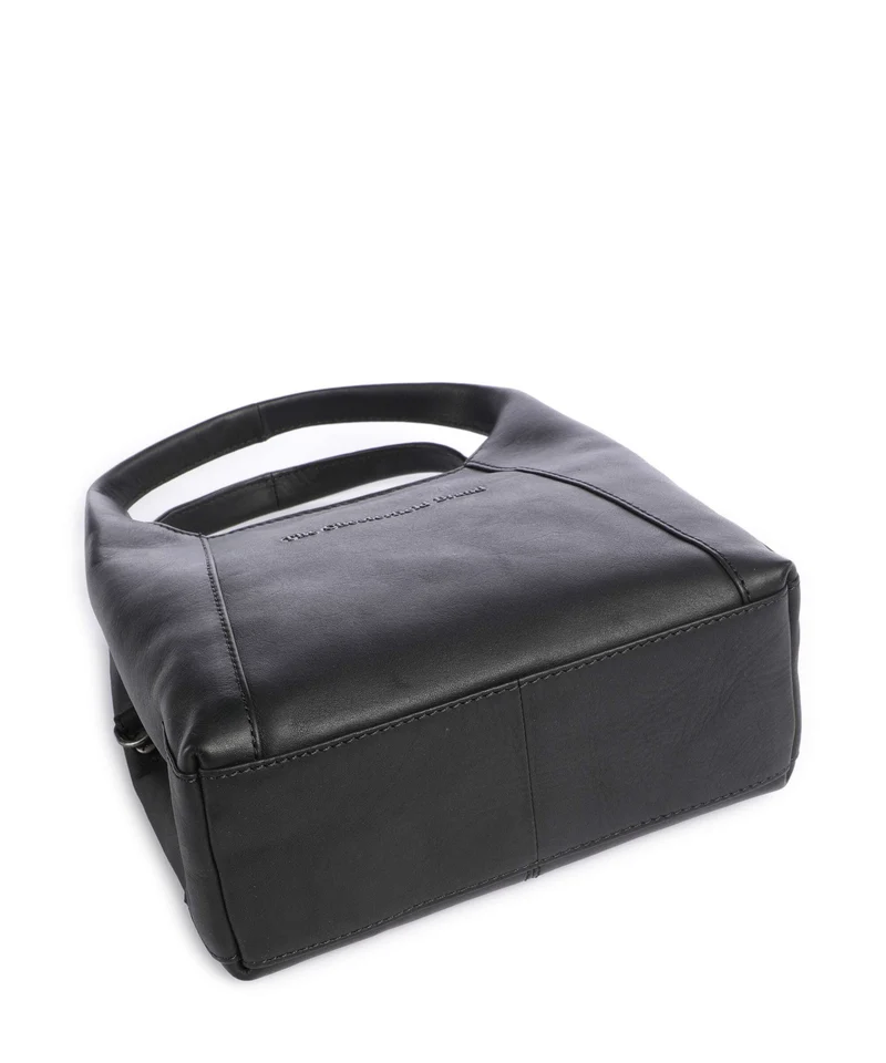 The Chesterfield Brand Wax Pull Up Cow Lunera Bolso de mano black