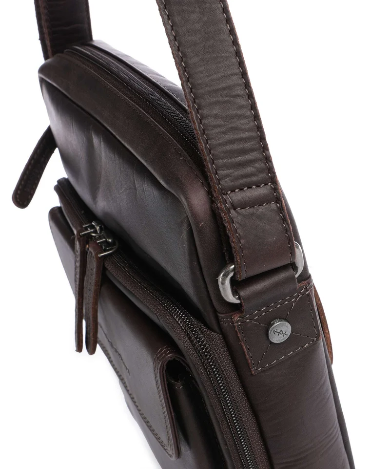 The Chesterfield Brand Wax Pull Up Cow Montira Bandolera brown