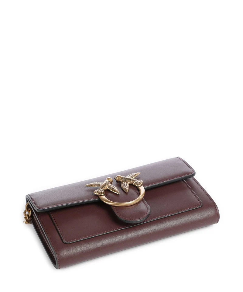 Pinko Love One Monedero cioccolato amaro/antique gold
