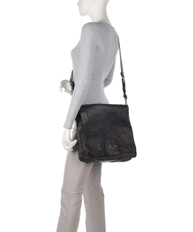 Campomaggi Bolso de mensajero verde militare/grigio