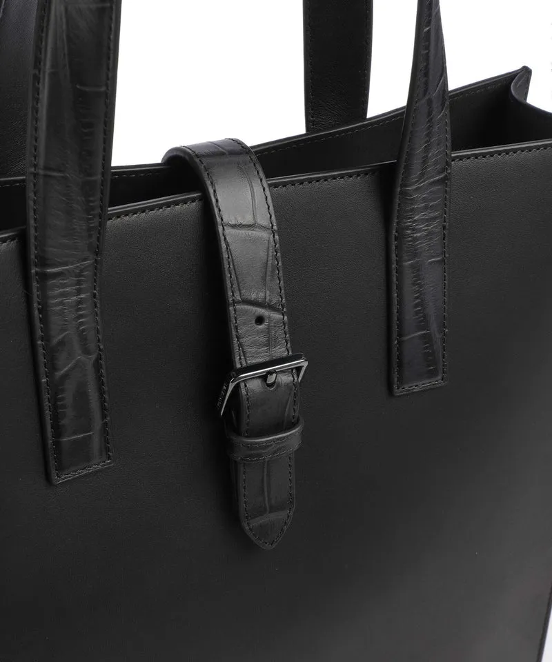 Emporio Armani Cocco Touch Bolso de mano black beauty
