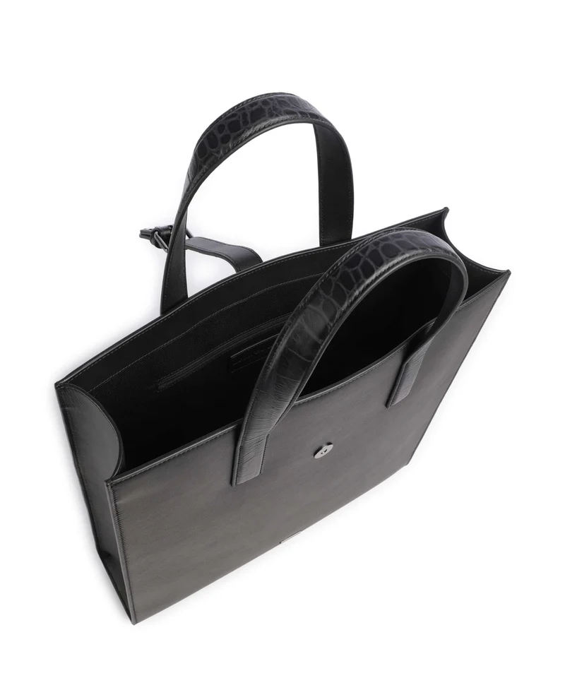 Emporio Armani Cocco Touch Bolso de mano black beauty