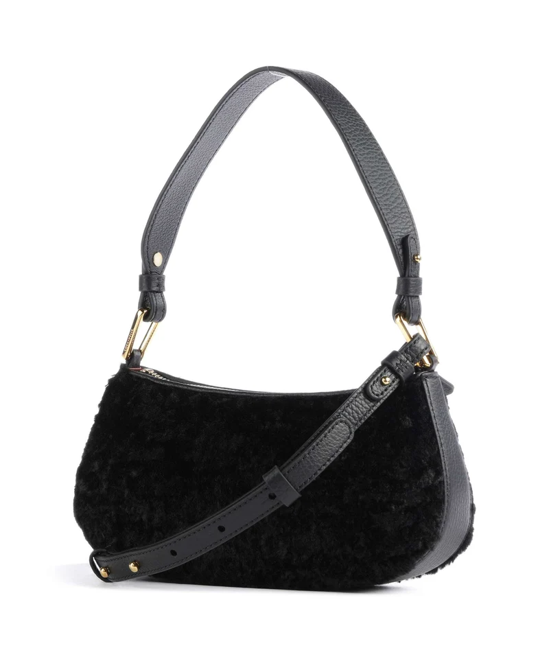 Coccinelle Merveille Astrakan Bolso de hombro noir