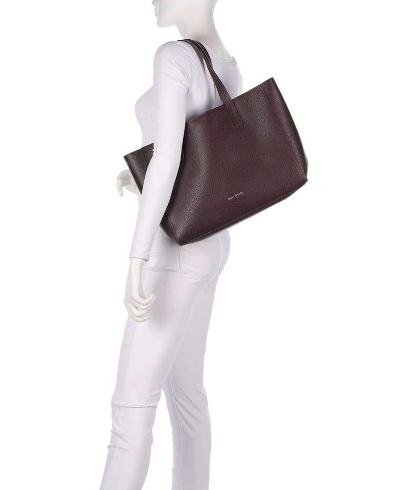 Marc O'Polo Busin M Bolsa shopping dark aubergine