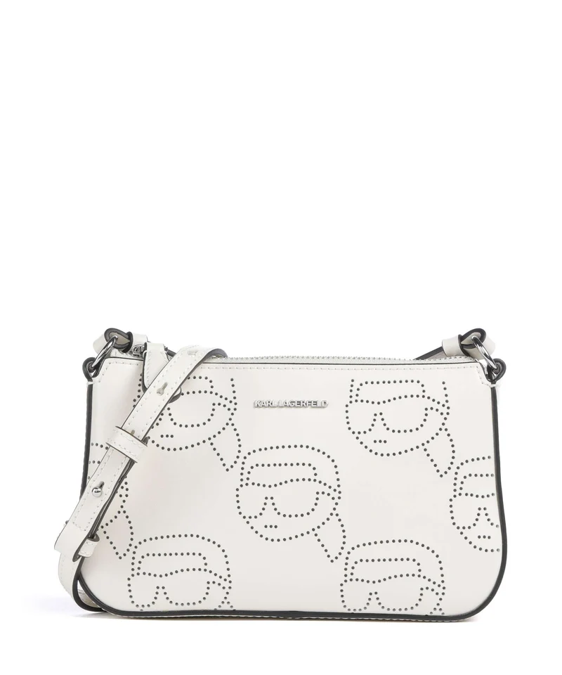 Karl Lagerfeld K/Ikonik Bandolera offwhite