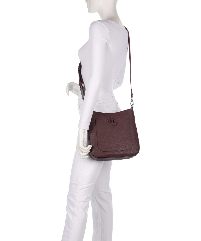 Lauren Ralph Lauren Cameryn 27 Bandolera dark garnet