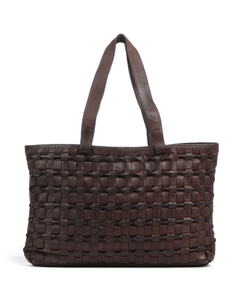 Depeche Modern Handcraft Bolsa shopping choco brown